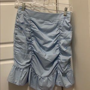 Super cute light blue singed skirt